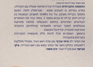 סיור בקרית מוצקין